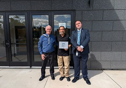 Rambam Security Guard Earns Officer of the Month