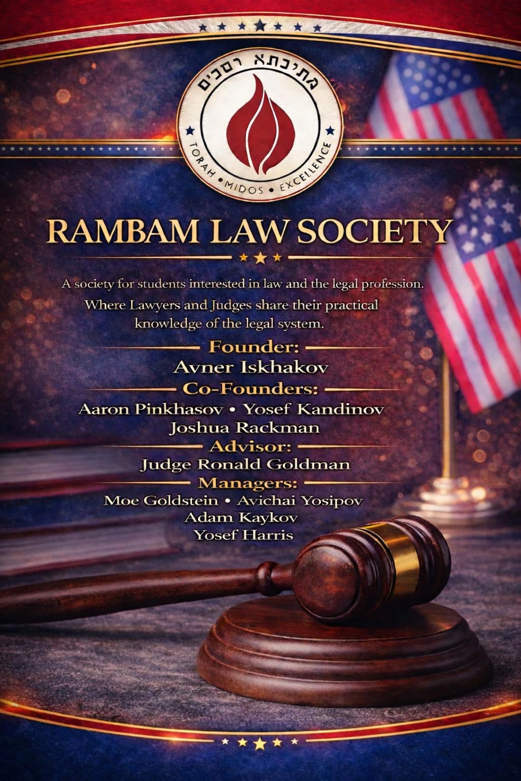 Rambam Law Society Takes the Stand!